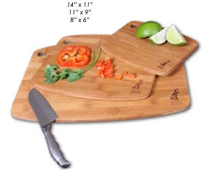Island Bamboo Cutting Board, 3-pack